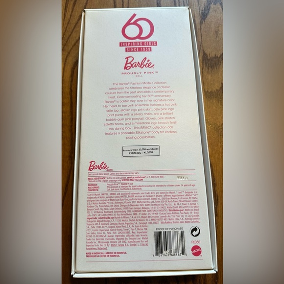 Barbie Silkstone Doll Proudly Pink BFMC - Picture 11 of 12